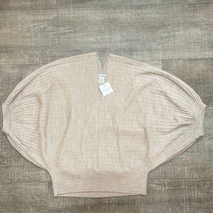 Club Monaco wool balloon short sleeve sweater